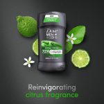 Dove Men+Care Extra Fresh Men's Antiperspirant Deodorant Stick Extra Fresh Twin pack With 72-hour sweat & odor protection with 1/4 Moisturizing Cream & Long-lasting Citrus Scent 2.7 oz - Image 4